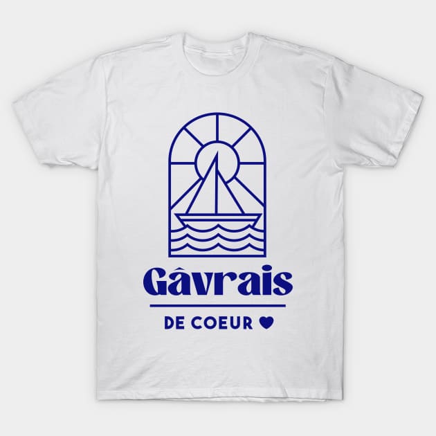 Gavrais de coeur - Brittany Morbihan 56 Mer Gâvres T-Shirt by Tanguy44